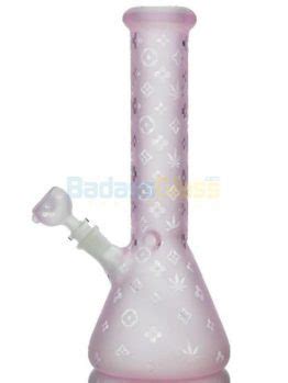 Pink LV Bong By A.M.G Glass 